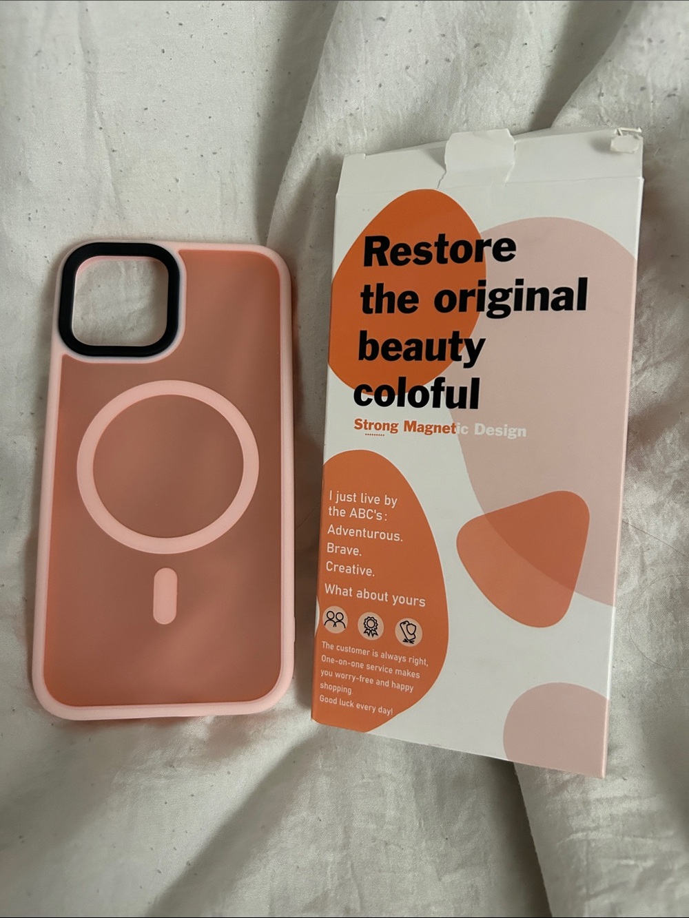 Pink Magnetic Phone Case for iPhone 12 Pro